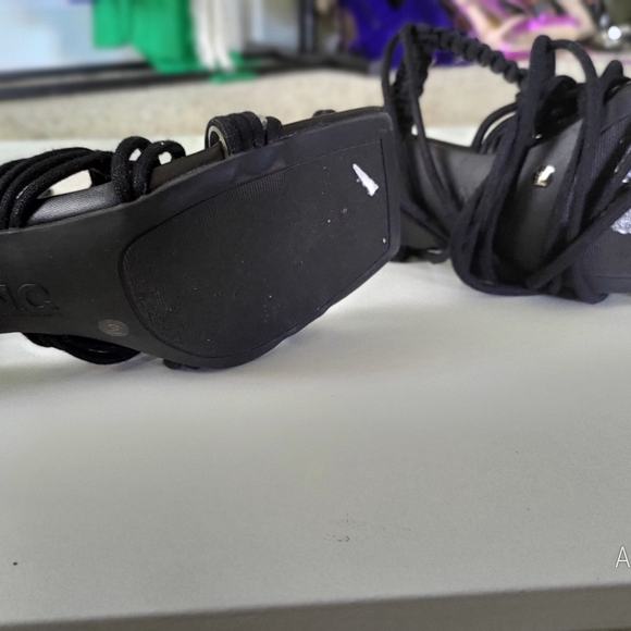 INC International Concepts Black Braided Sandals - Picture 5 of 5